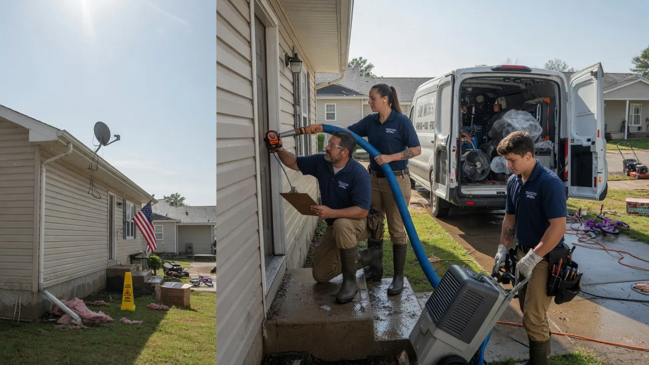 Ceiling Water Damage Restoration in Fountain City, IN near me